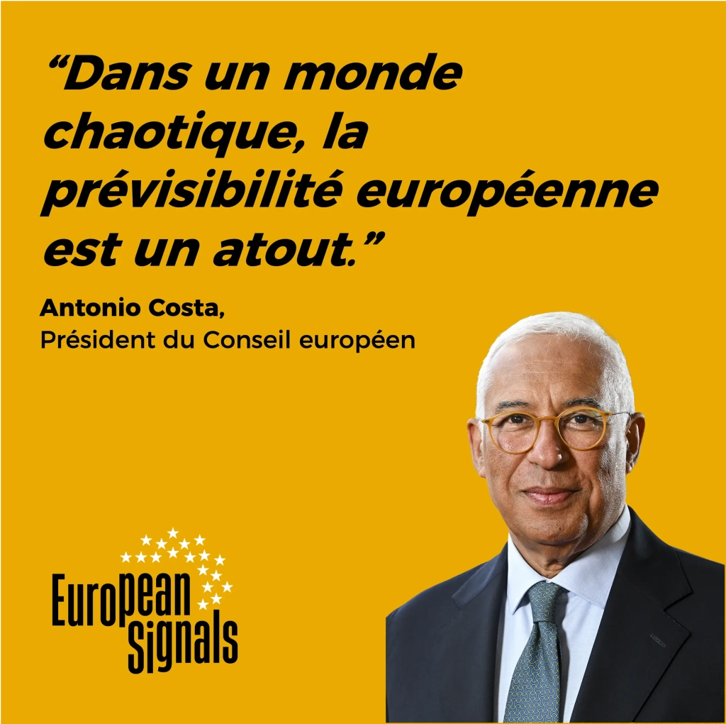 Entretien avec Antonio Costa, Président du Conseil européen